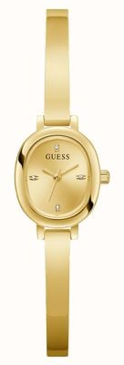 Guess PENELOPE Half-Bangle (21mm) Gold Sunray Dial / Gold PVD Stainless Steel Bracelet GW0924L2