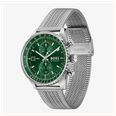 BOSS Mens Skytraveller Chronograph Green Dial Mesh Bracelet BOSS Watch 1514347 - alternate view 2