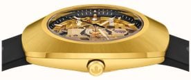 RADO Diastar Original Skeleton Automatic (38mm) Gold Skeleton Dial / Black Rubber Strap R12166159 - alternate view 3