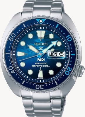 Seiko Prospex 'Great Blue' Turtle Scuba PADI Special Edition Watch SRPK01K1