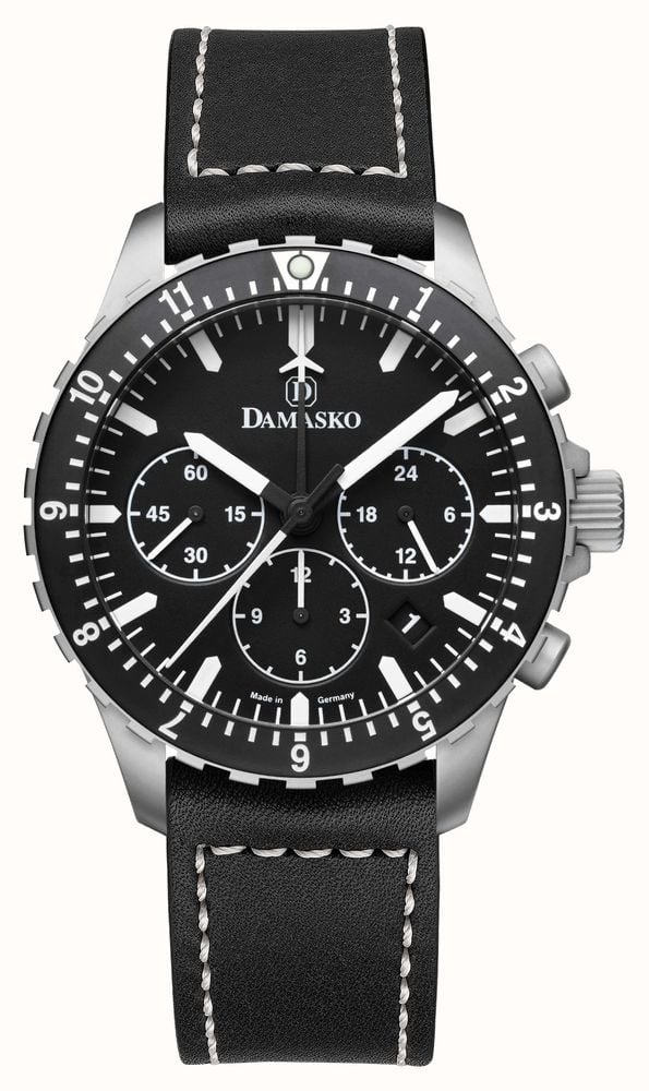 Damasko DC86/2 BLACK CALF LEATHER | WHITE