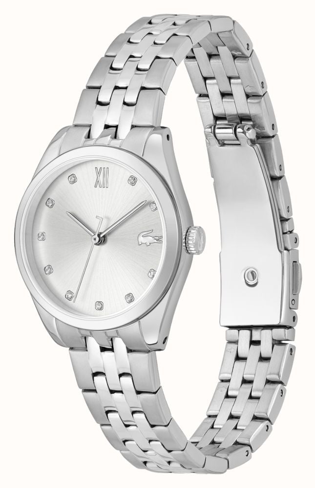 Lacoste Parisienne Tuilerie Quartz (30mm) Silver Dial / Stainless Steel Bracelet 2001301 - alternate view 2