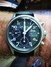 Customer picture of Sinn 356 Pilot Traditional Chronograph (English Date) 356.022-BL41201834001110402A