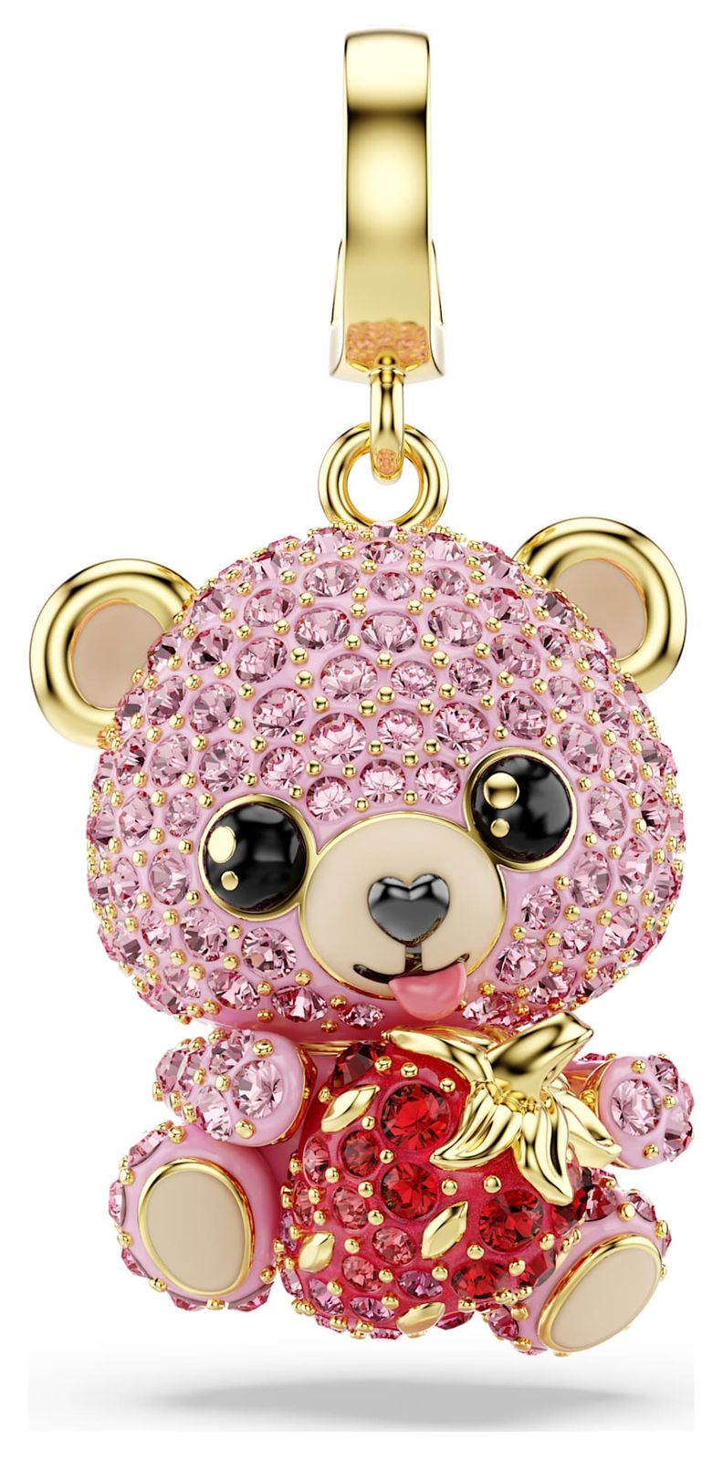 Swarovski 5738357 Idyllia Charm - Crystal-Set 18k Pink Teddy Jewellery