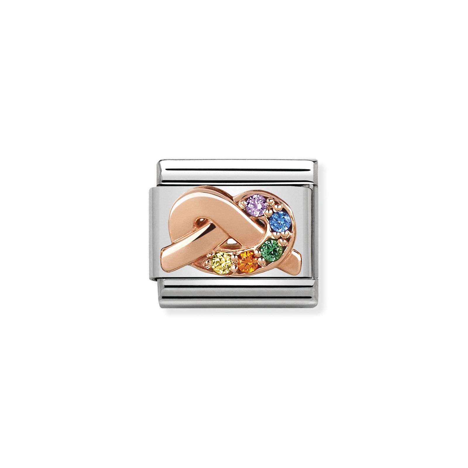 Nomination 430302/11 Classic Rainbow Knot 9ct Rose Gold & Jewellery