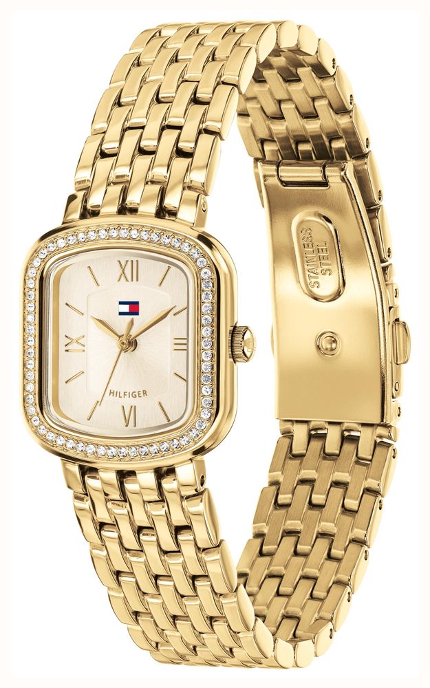 Tommy Hilfiger Abby Gold Tone Bracelet Champagne Dial Watch 1782923 - alternate view 2