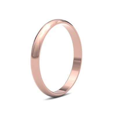 James Moore Wedding Ring  | 2.5mm | Light | Size D-Shape | AG_2.5LLD-9R AG_2.5LLD-9R