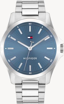 Tommy Hilfiger Bruce (43mm) Light Blue Dial / Stainless Steel Bracelet 1710670