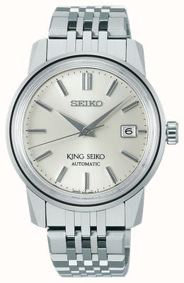 Seiko King Seiko ‘Sunray Silver’ KSK 6L (38.6mm) Silver Dial / Stainless Steel Bracelet SJE089J1