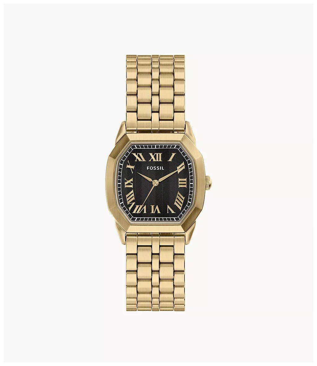 Fossil FS6213 Harlow 33 mm Three-Hand Gold-Tone Stainless Watch