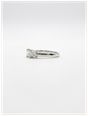 1.09ct Princess Natural Diamond Platinum Trilogy Ring J60207 - alternate view 2