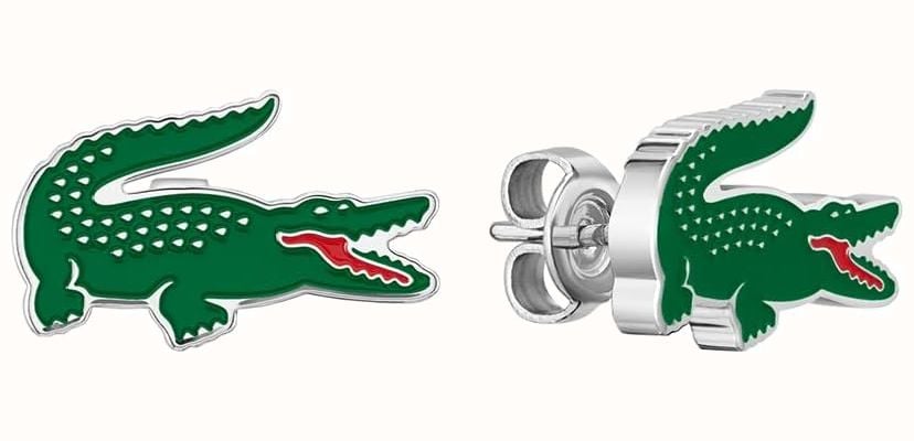 Lacoste Unisex ARTHOR Collection Stud Earrings in Stainless Steel 2040230