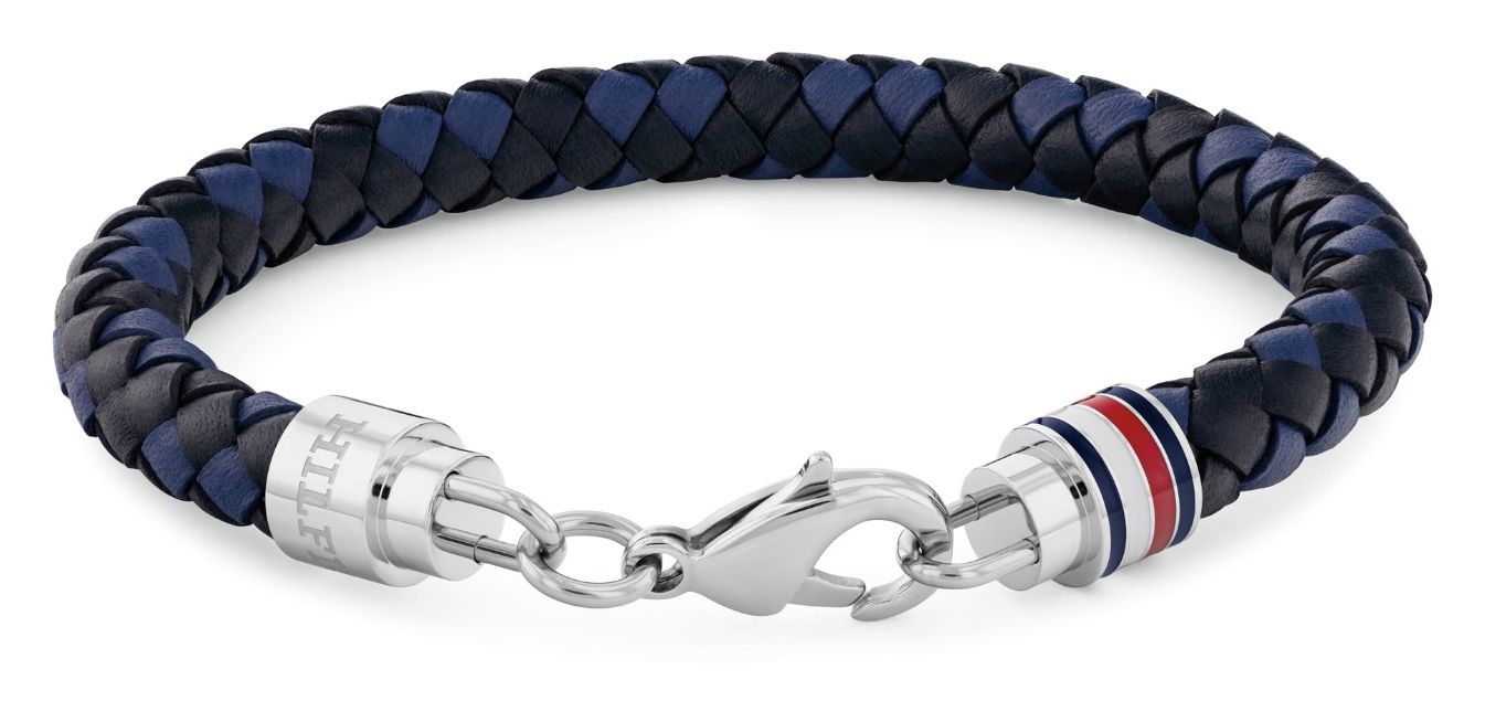 Tommy Hilfiger 2790634 Mens Tyson Black and Blue Braided Jewellery