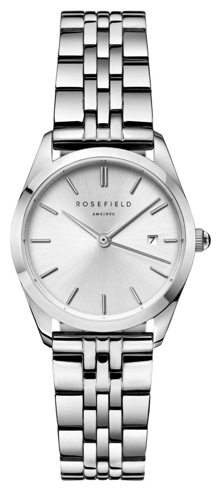 Rosefield ASSSS-A20 Ace XS (29mm) Silver Dial / Stainless Watch