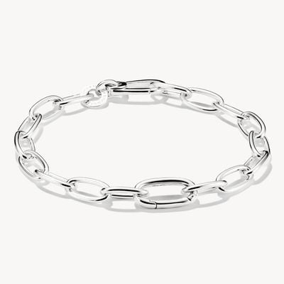 Thomas Sabo Charm Bracelet With Connect Link Silver C1204-001-21-L17