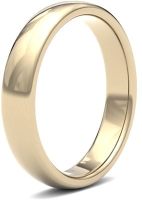 James Moore Wedding Rings | 9ct Yellow Gold | 4mm | Medium | Premium Court | AG_4LMP-9Y