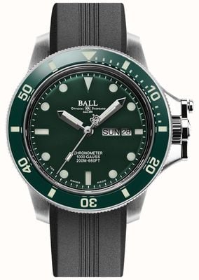Ball Watch Company Engineer Hydrocarbon Original (43mm) Green Dial Rubber Strap DM2218B-P2CJ-GR