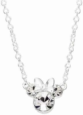Disney Minnie Mouse Polished Crystal Set Necklace N902352RAPRL-18.PH
