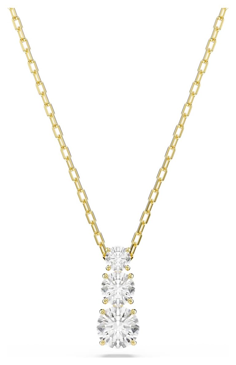 Swarovski 5723298 Stilla Attract Pendant Round Cut, White, Jewellery