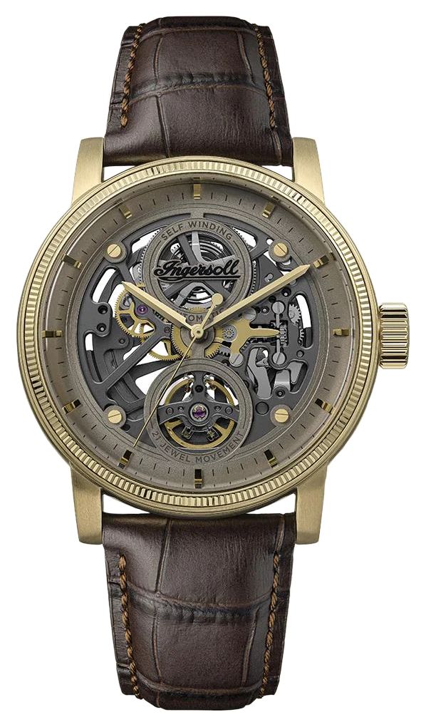 Ingersoll I17502 THE GUY Automatic (44mm) Grey Skeleton Dial Watch