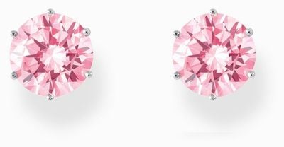 Thomas Sabo Pink Zirconia Sterling Silver Stud Earrings H2300-051-9
