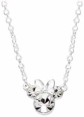 Disney Minnie Mouse April Cz Birthstone Silhouette Necklace N905424SAPRL-16.PH