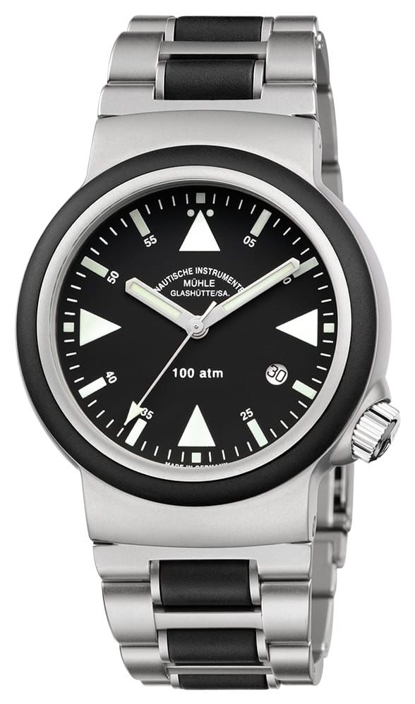 MÃ¼hle GlashÃ¼tte M1-41-03-MB S.A.R. Rescue-Timer (42mm) Watch