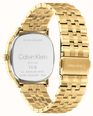 Calvin Klein CK Shape Quartz (37mm) Silver Sunray Dial / Gold PVD Stainless Steel Bracelet 25200582 - alternate view 3