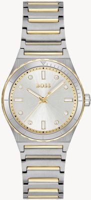 BOSS Candor Sport (32mm) Silver Dial / Two-Tone Stainless Steel Bracelet 1502790