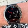 Customer picture of Garmin epix Gen 2 Sapphire | Black Carbon Grey DLC Titanium | Chestnut Leather Strap + Black Silicone Strap 010-02582-30