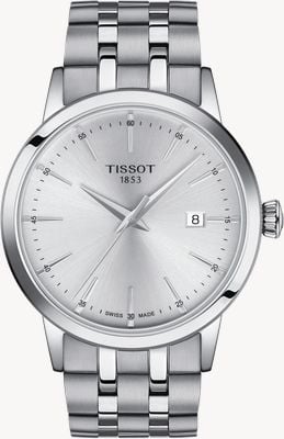 Tissot Classic Dream Quartz (42mm) Silver Dial / Stainless Steel Bracelet T1294101103100