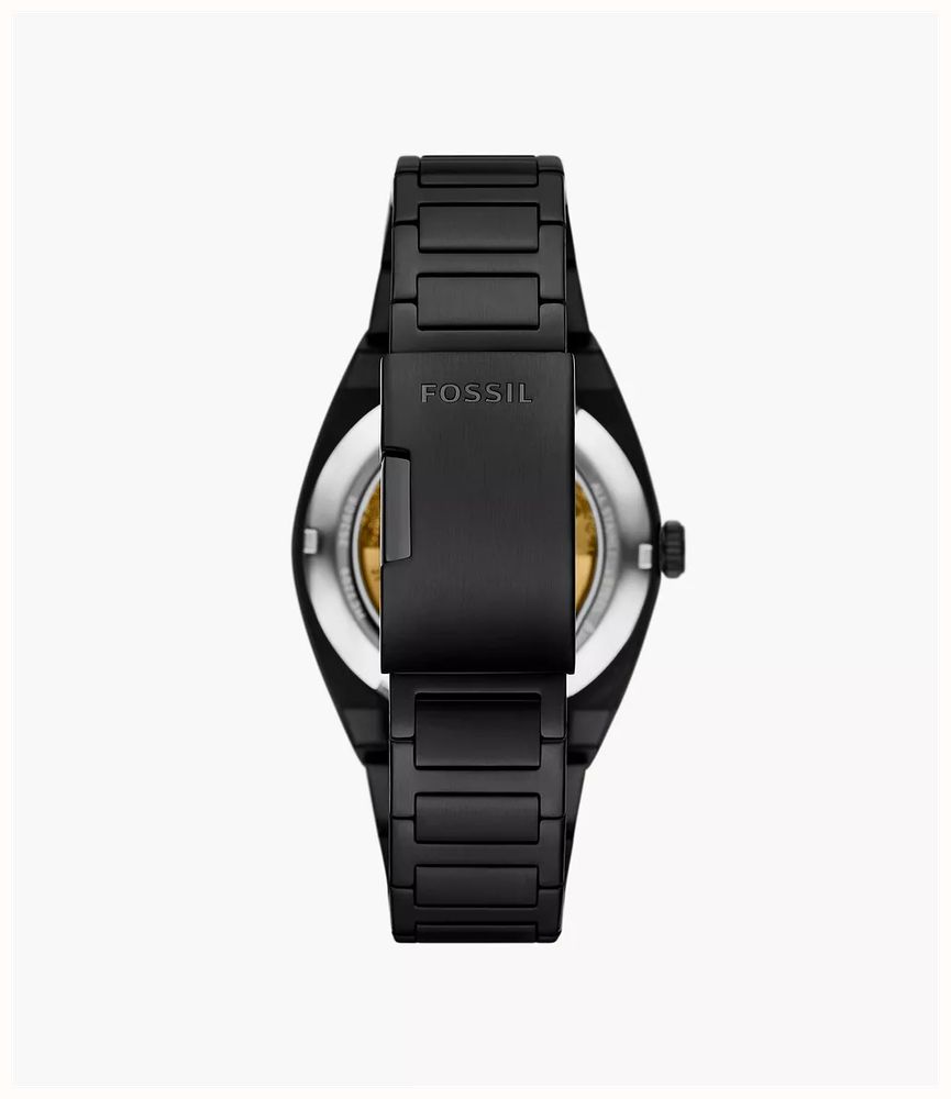Fossil Everett 42 mm Automatic Black Stainless Steel ME3289 - alternate view 2