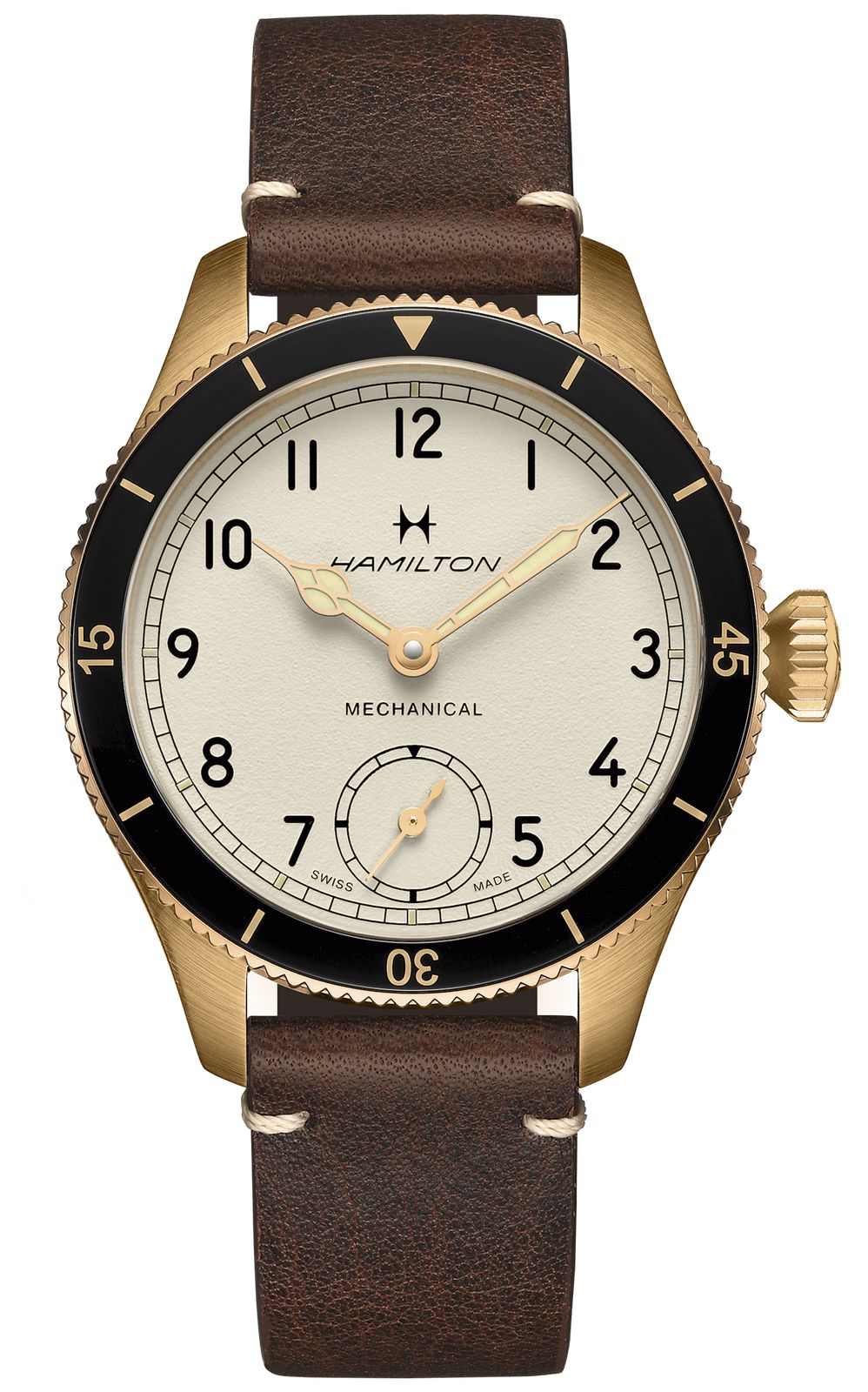 Hamilton H76709510 Khaki Aviation Pilot Pioneer Mechanical ( Watch