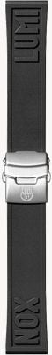 Luminox Genuine Rubber Cut-to-Fit Strap - Black - 24mm - Steel Buckle (STRAP ONLY) Watch FPX.2406.21Q.K
