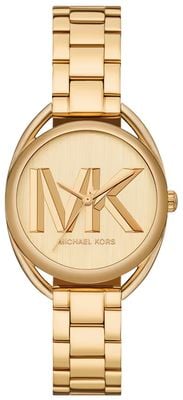 Michael Kors Leia Women's Gold Tone Dial Gold Tone Stainless Steel Bracelet MK7677