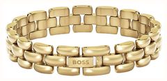 BOSS Jewellery Gold Tone Violet Polished Bracelet 1580897