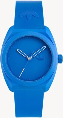 Adidas Project Three (42mm) Blue Dial / Blue Bio-Resin Strap AOST24052