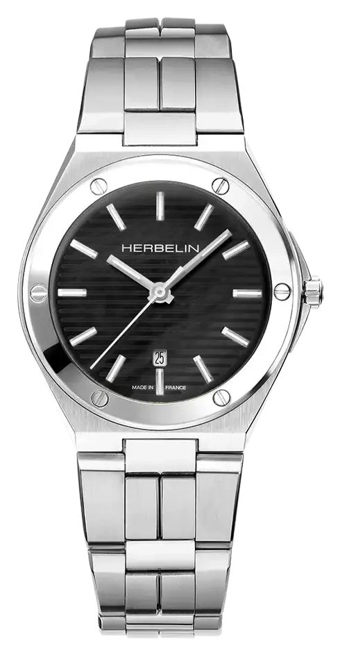 Herbelin 14545B49 Women's Cap Camarat (33mm) Black Mother-of Watch
