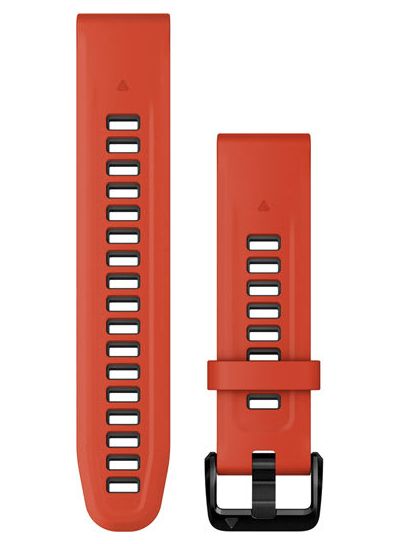 Garmin 010-13279-04 QuickFitÂ® 20 Strap Only Flame Red and Watch