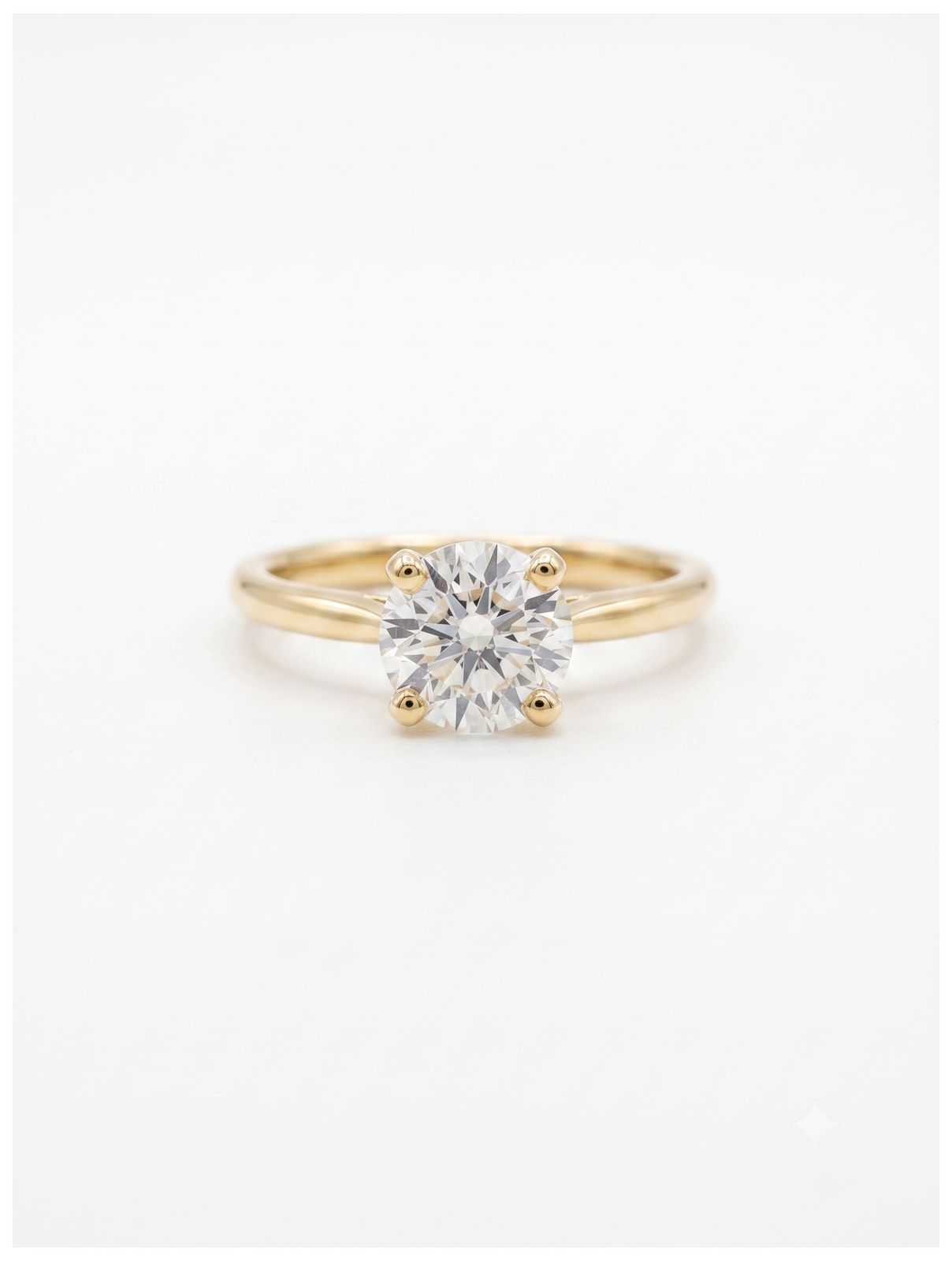 James Moore & Co LGDR054-N 9ct Yellow Gold 1.00ct Solitare Jewellery