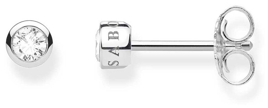 Thomas Sabo H1963-051-14 Sterling Silver White Studs Jewellery