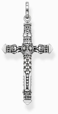 Thomas Sabo Skull Cross Pendant Sterling Silver - Pendant Only PE912-637-21