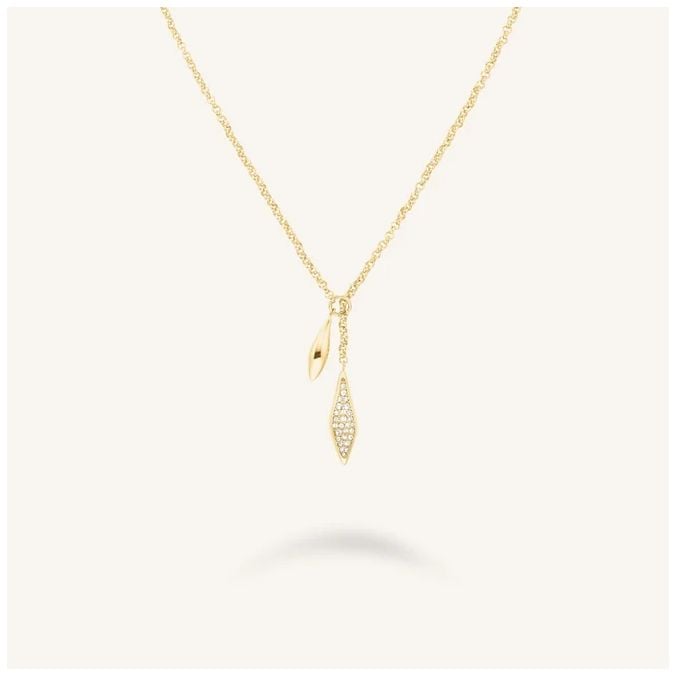 Rosefield Jewellery JNPLG-J1233 Pave Lariat Necklace