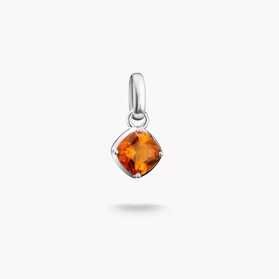 Thomas Sabo Silver Charm Pendant Birthstone October Connect CC1338-699-6