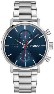 HUGO Takeoff (43mm) Blue Dial / Stainless Steel Bracelet 1530467