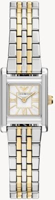 Emporio Armani Genni (26mm) White Mother-of-Pearl Dial / Two-Tone Stainless Steel Bracelet AR11763