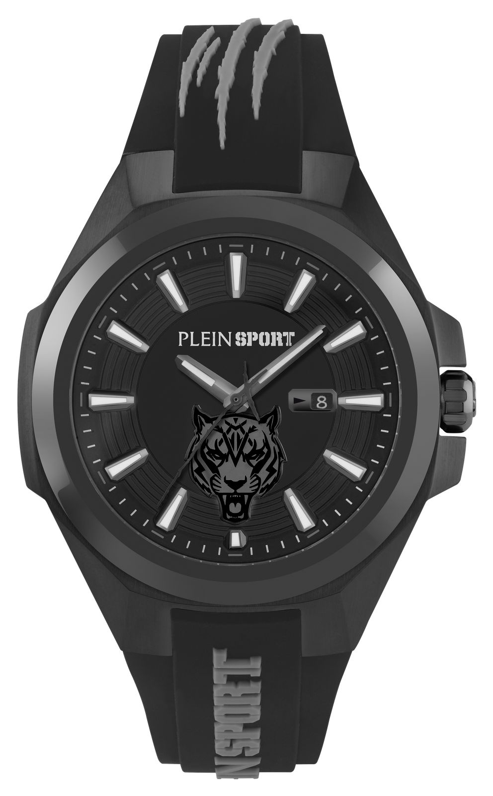 Plein Sport PS7BA0424 TIGERMASTER 3-Hand Date (47mm) Black Watch