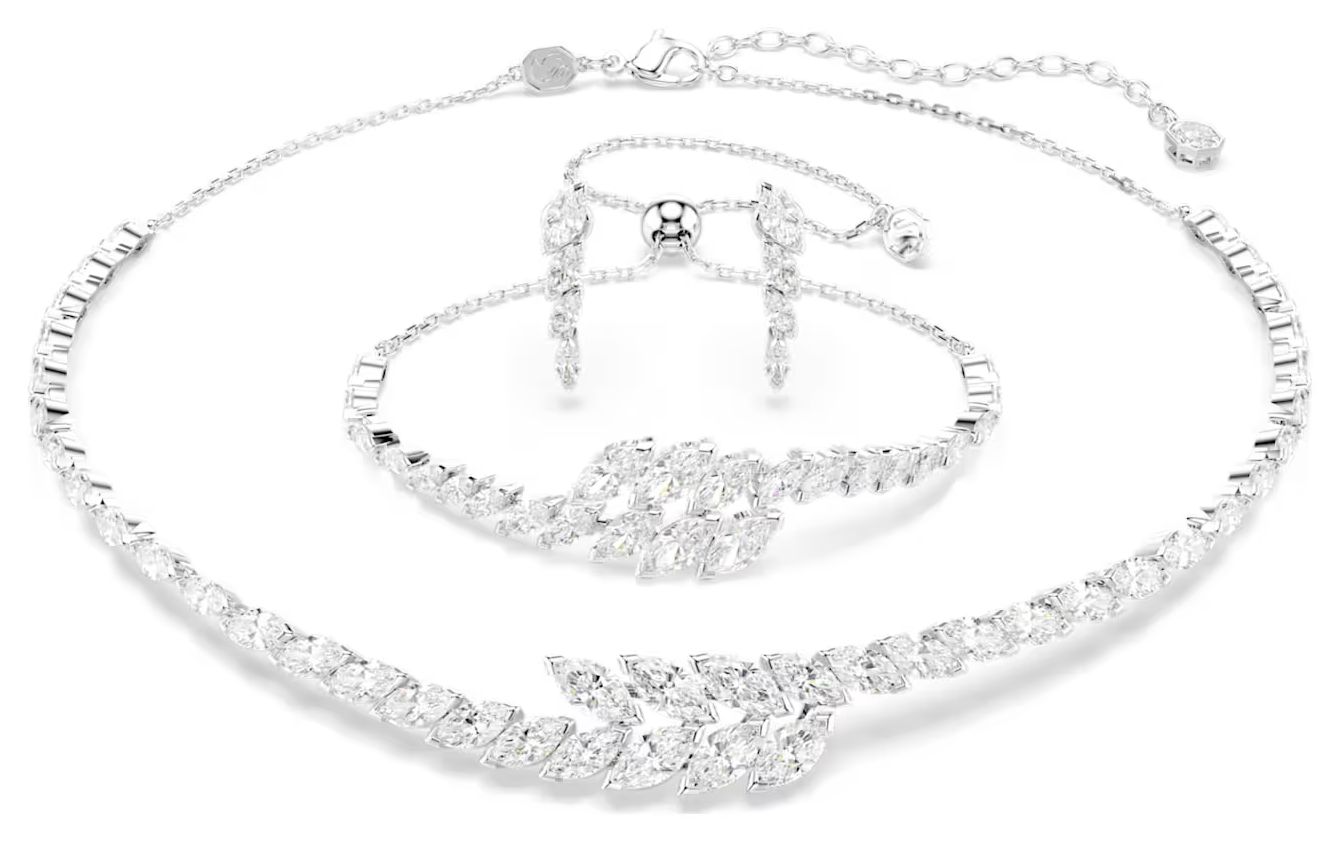 Swarovski 5762135 Mesmera Set Set (3), Marquise Cut, White, Jewellery
