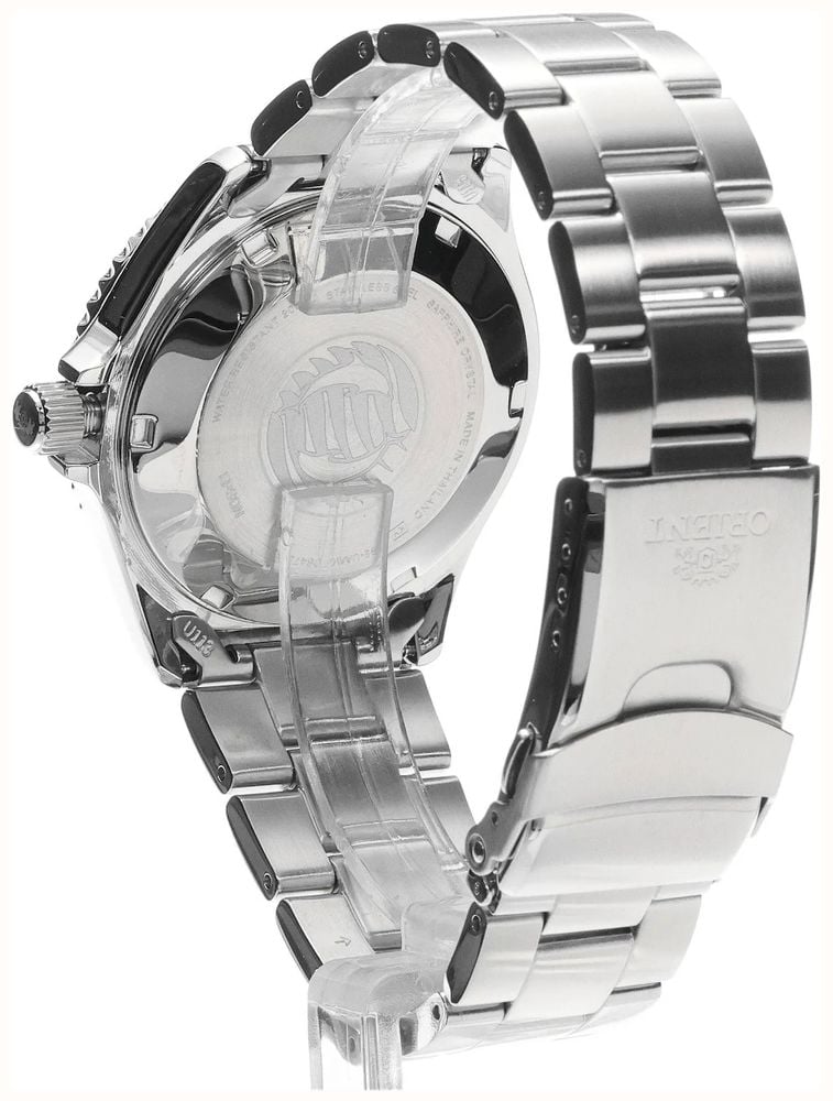 Orient Men's Automatic Dive-Style Watch Purple Gradient Sunburst Dial Black Unidirectional Rotating Bezel RA-AA0827V39B - alternate view 4