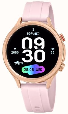 Lotus SmarTime Naya Lite 2nd Gen Smartwatch (43.5mm) Digital Display / Pink Rubber Strap 50204/1